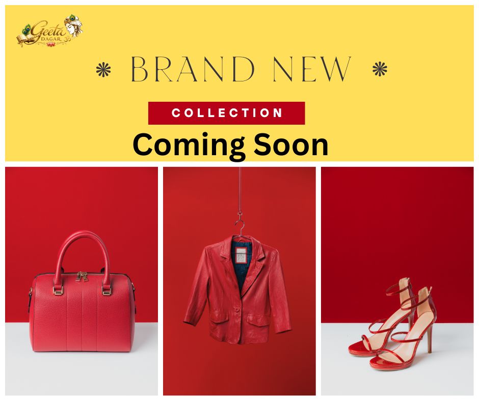 Red and White Simple Brand New Collection Facebook Post